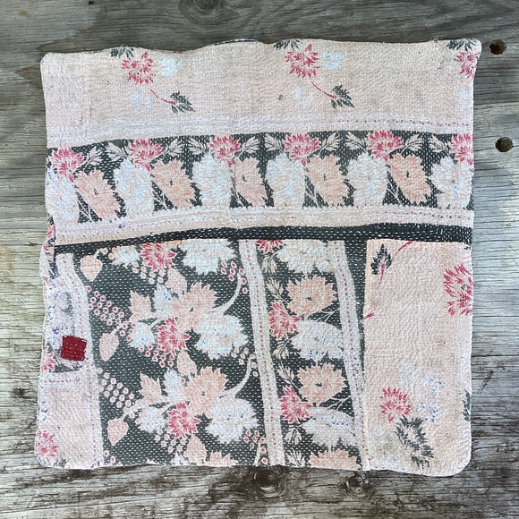 NEW vintage Anthropologie KANTHA pillow COVER case - Picture 2 of 3